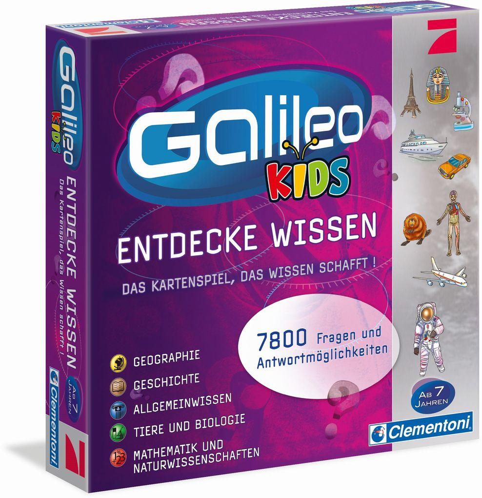 Clementoni - Galileo Kids - Das grosse Wissens-Quiz