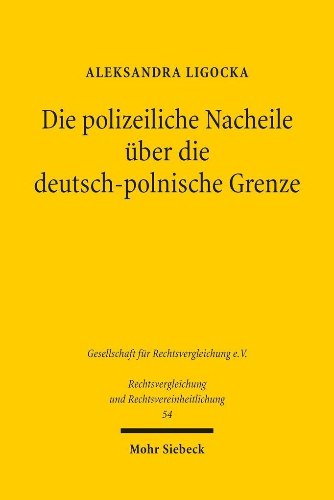 Die polizeiliche Nacheile über die deutsch-polnische Grenze