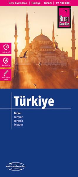 Reise Know-How Landkarte Türkei (1:1.100.000)