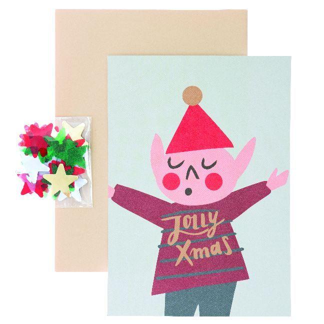 Diy Card,Jolly Christmas, Wichtel
