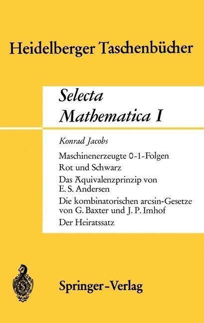 Selecta Mathematica I