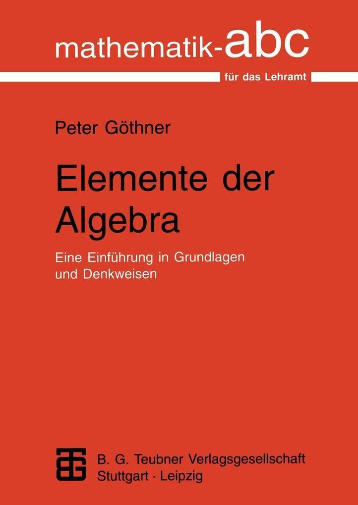 Elemente der Algebra