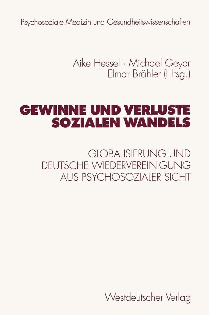 Gewinne und Verluste sozialen Wandels