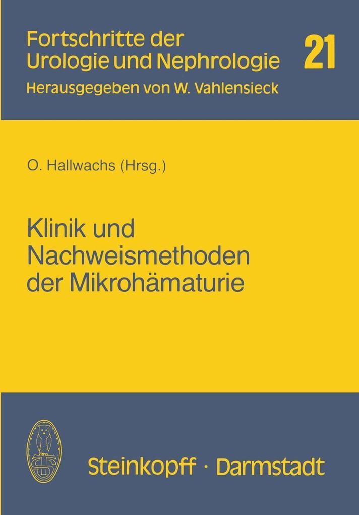 Klinik und Nachweismethoden der Mikrohämaturie