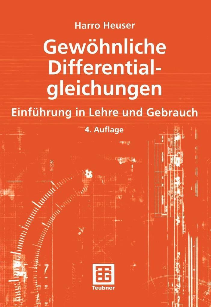 Gewöhnliche Differentialgleichungen