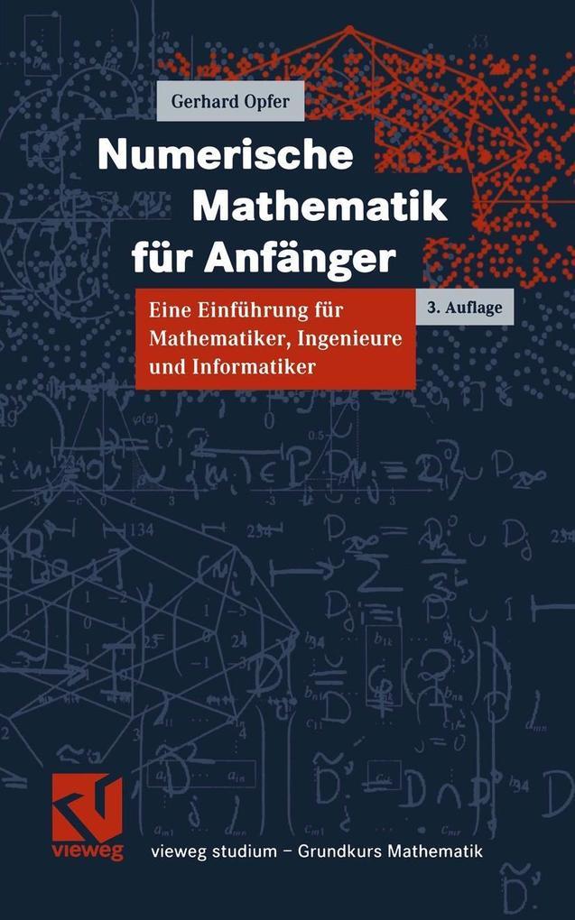 Numerische Mathematik für Anfänger