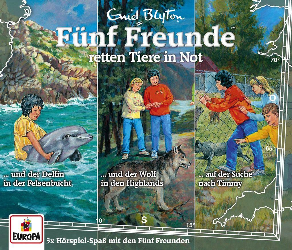 Fünf Freunde - 3er-Box-retten Tiere in Not. Box.32, 3 Audio-CD