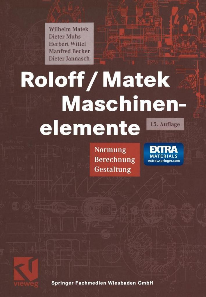 Roloff/Matek Maschinenelemente