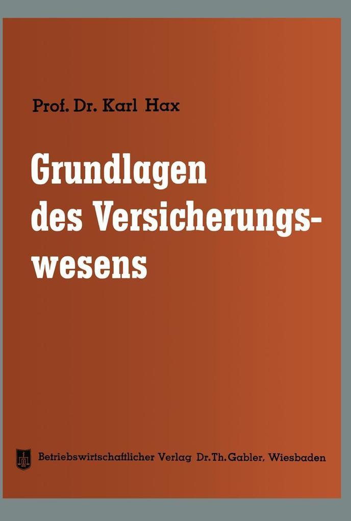 Grundlagen des Versicherungswesens