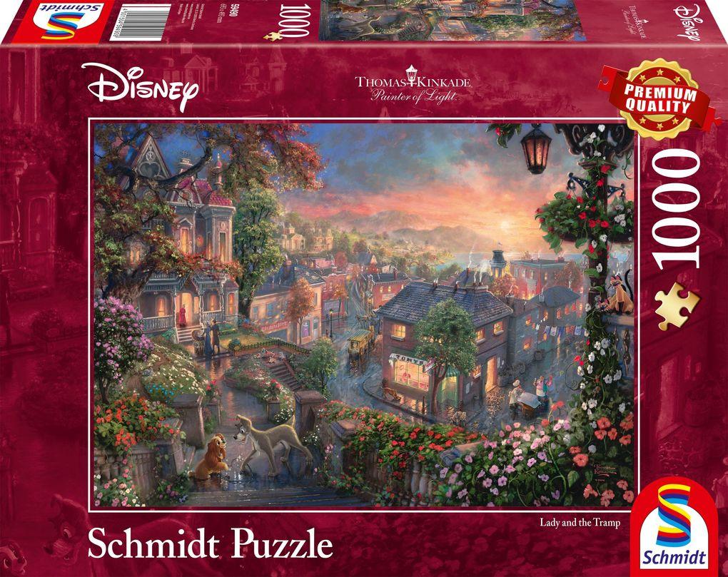 Schmidt Spiele - Disney, Susi und Strolch, 1000 Teile