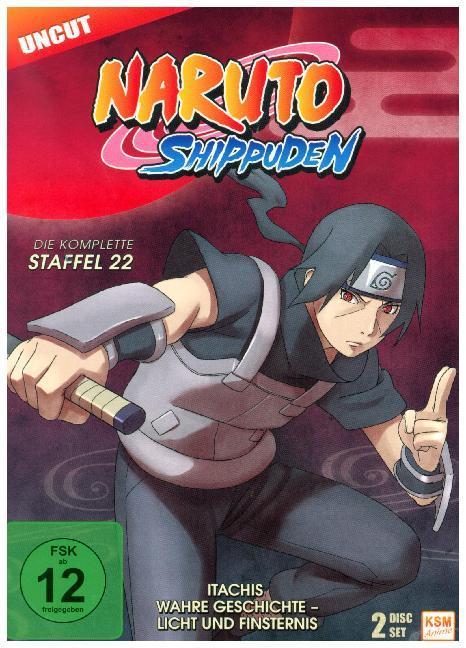 Naruto Shippuden - Itachis wahre Geschichte - Licht und Finsternis. Staffel.22, 3 DVD