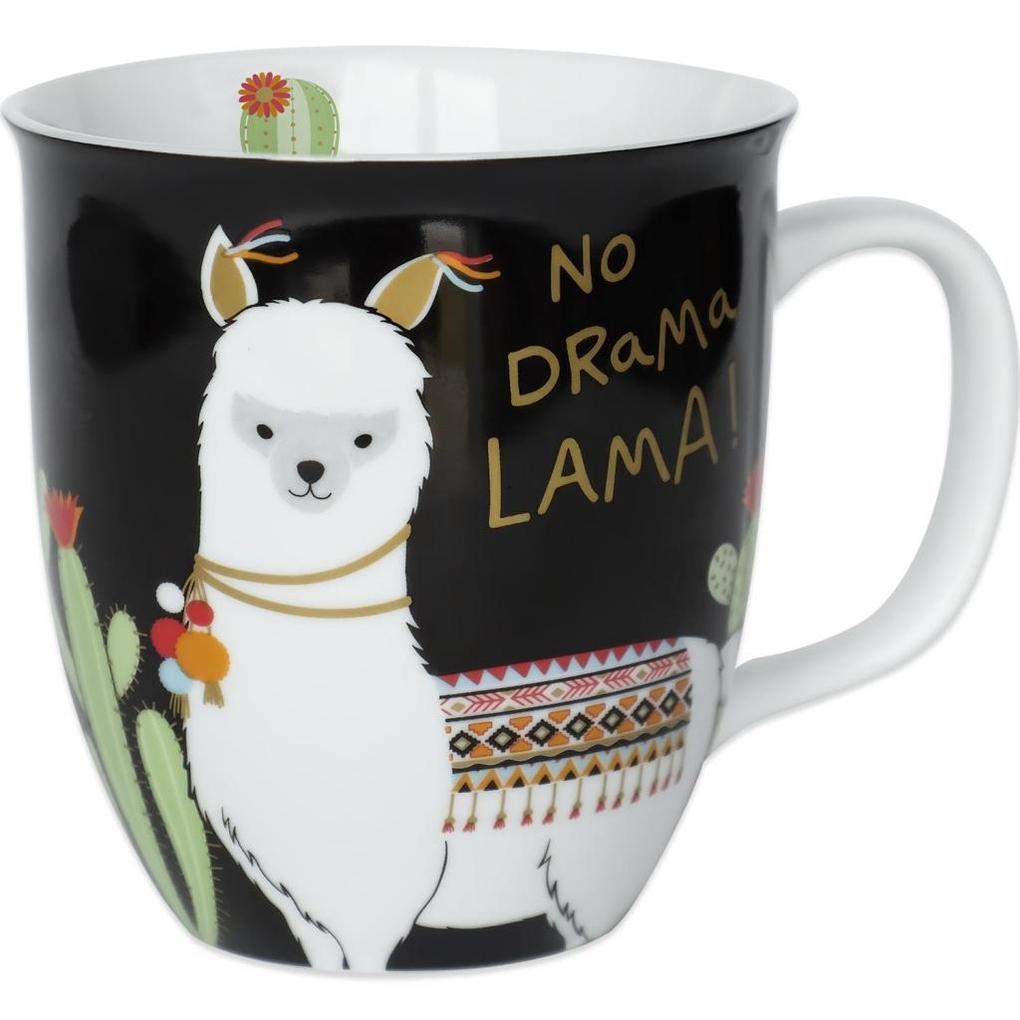 H:)PPYlife Tasse mit Lama-Motiv "No Drama Lama"