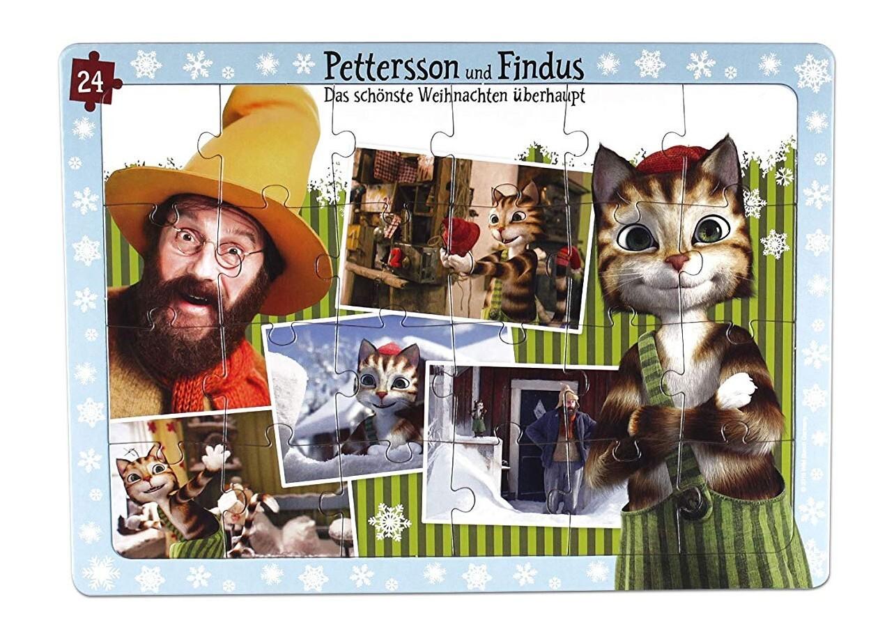 Pettersson und Findus: Das schönste Weihnachten überhaupt, Rahmenpuzzle 24 Teile