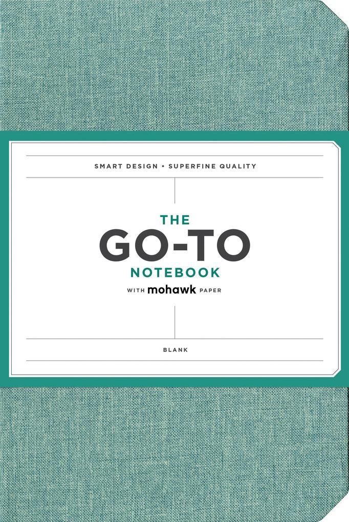 Go-To Notebook with Mohawk Paper, Sage Blue Blank