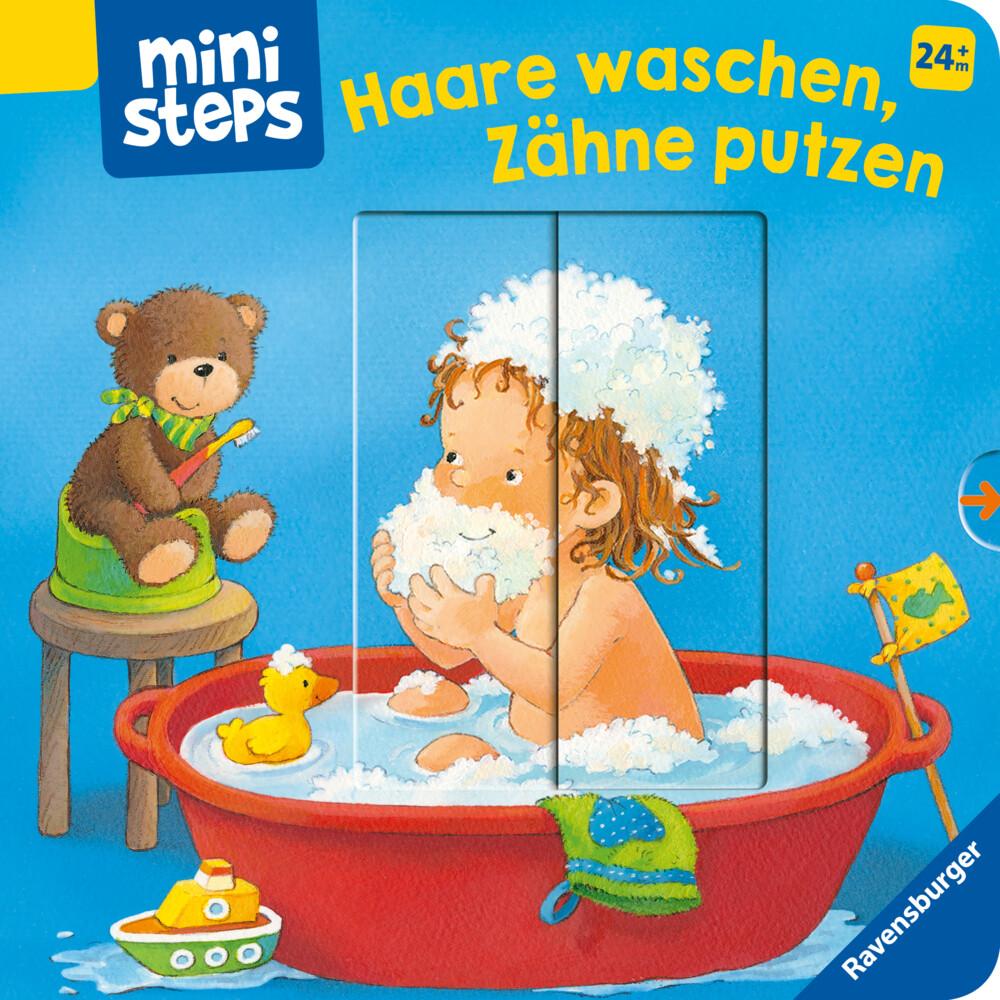 ministeps: Haare waschen, Zähne putzen