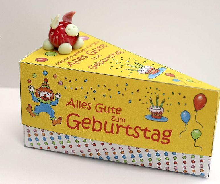 Tortenstück "Kindergeburtstag"