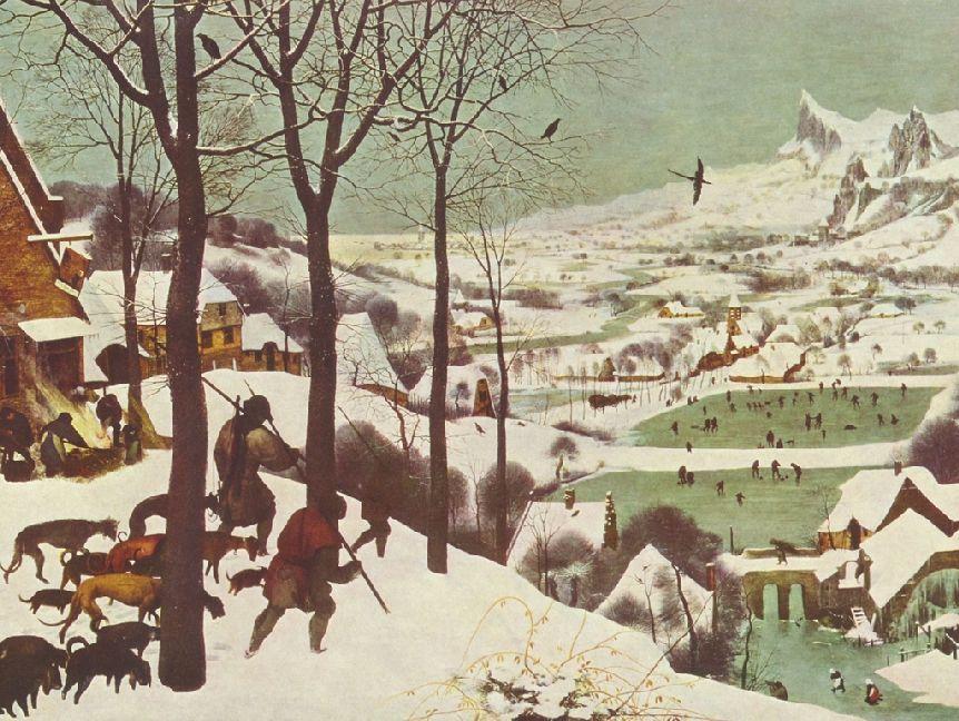 Lais Puzzle - Pieter Bruegel dÄ- Zyklus der Monatsbilder, Szene: Heimkehr der Jäger, Monat Janua - 5