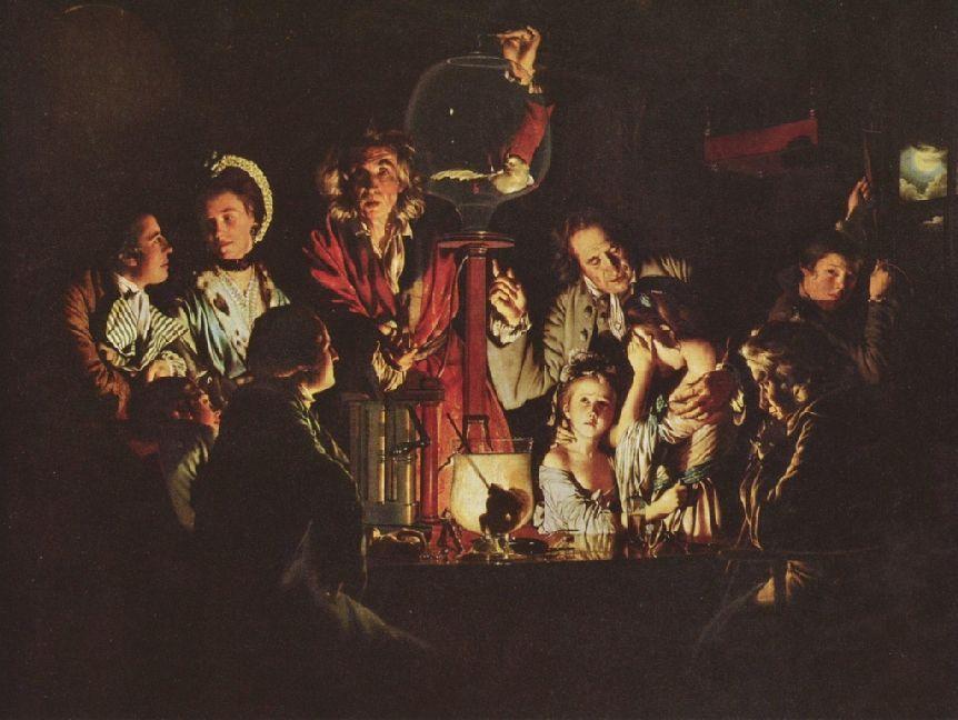 Joseph Wright - Das Experiment mit dem Vogel in der Luftpumpe - 1.000 Teile (Puzzle)