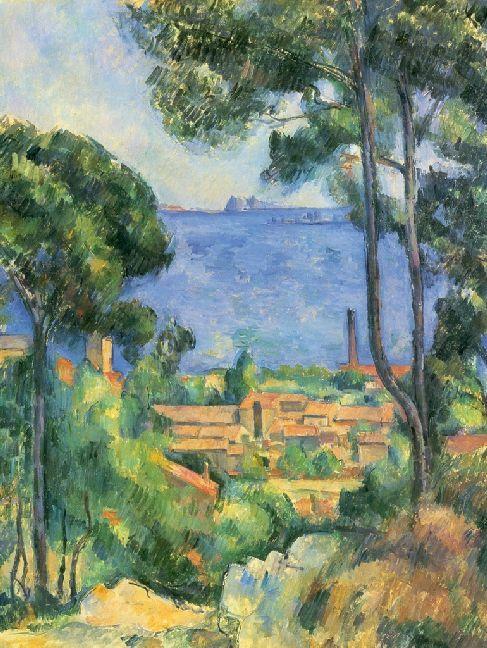 Lais Puzzle - Paul Cezanne - Blick auf L'Estaque und das Chateaux d'If - 1000 Teile