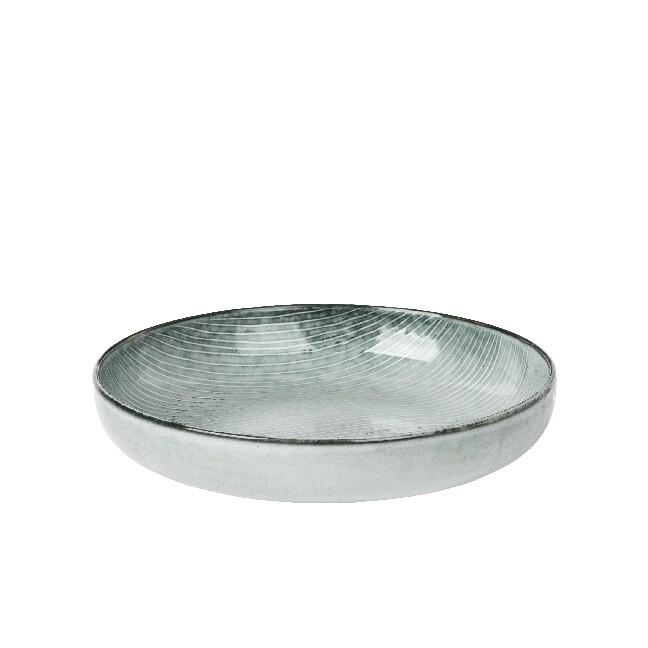 Broste copenhagen Bowl graublau 22,5 x 4,8 cm Nordic Sea