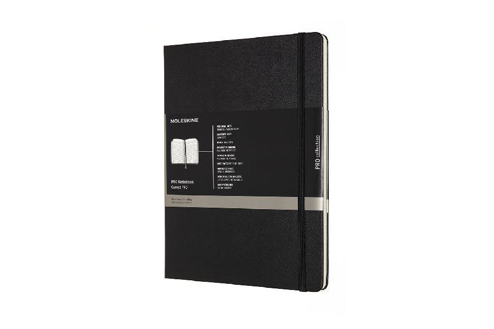 Moleskine Professionelles Notizbuch XL, Hard Cover, Schwarz