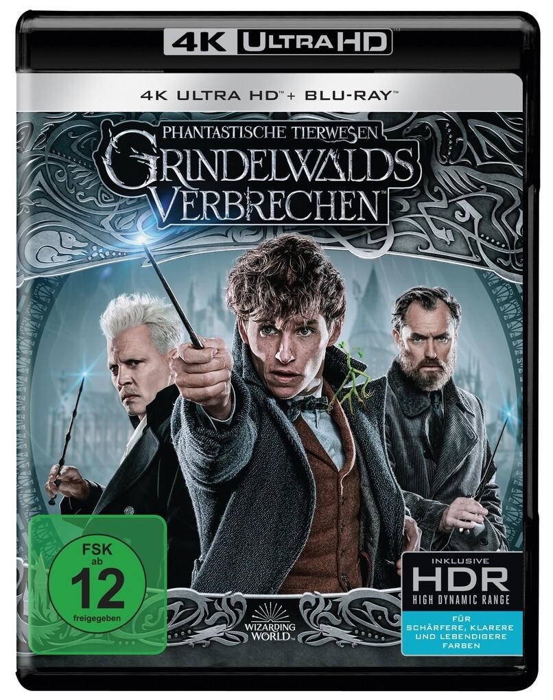 Phantastische Tierwesen: Grindelwalds Verbrechen 4K, 1 UHD-Blu-ray + 1 Blu-ray