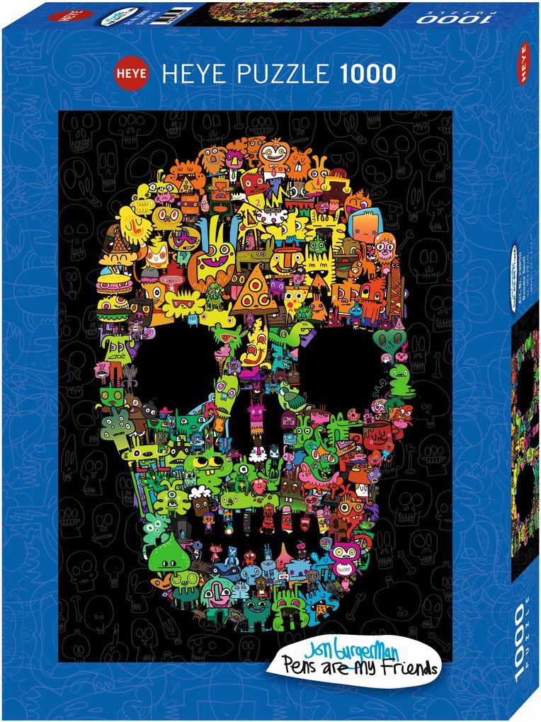 Doodle Skull Puzzle 1000 Teile