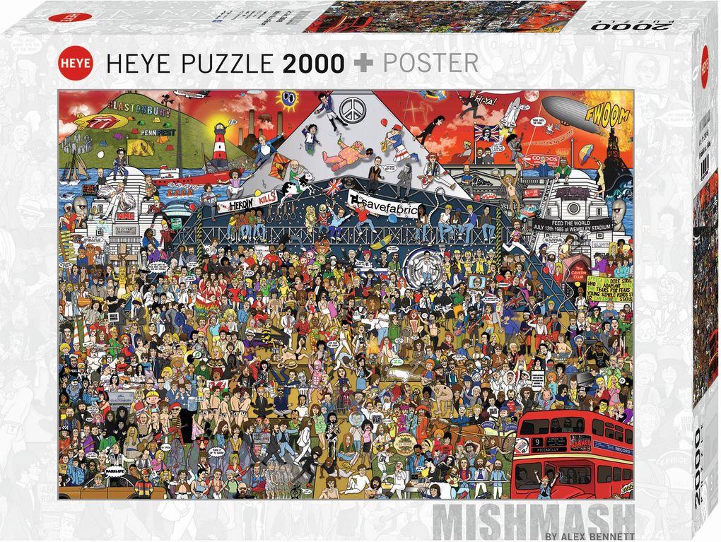 British Music History Puzzle 2000 Teile
