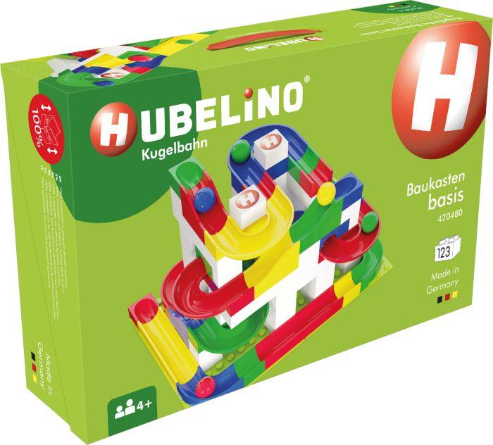 HUBELINO Kugelbahn Baukasten basis (123-teilig)