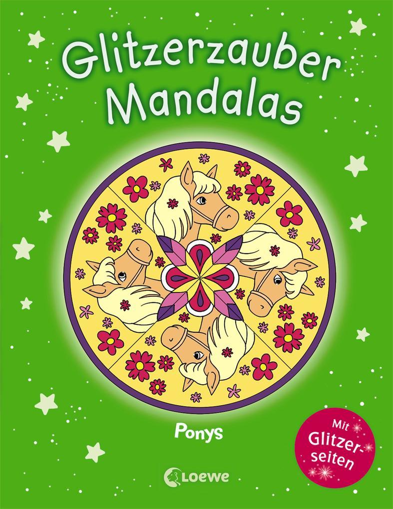 Glitzerzauber-Mandalas - Ponys