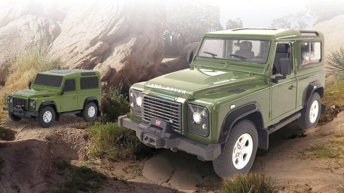 Jamara - Land Rover Defender grün 27MHz