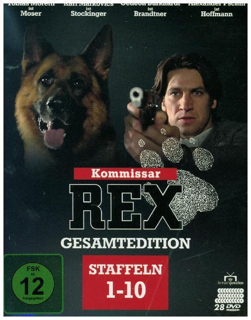 Kommissar Rex - Gesamtedition (Staffeln 1 bis 10 - Alle 119 Folgen) + Bonus-Disc. 28 DVDs