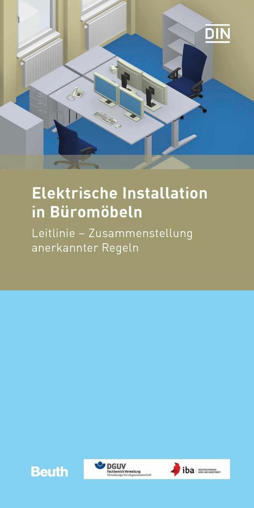 Elektrische Installation in Büromöbeln