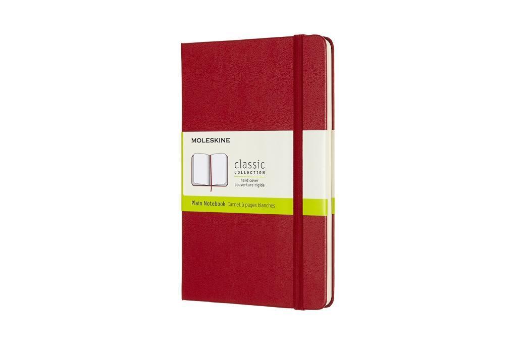 Moleskine Notizbuch, Medium, Blanko, Hard Cover, Scharlachrot