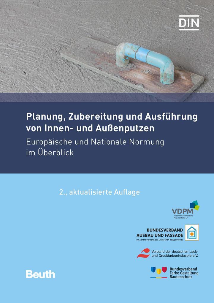 Planung, Zubereitung und Ausführung von Innen- und Außenputzen