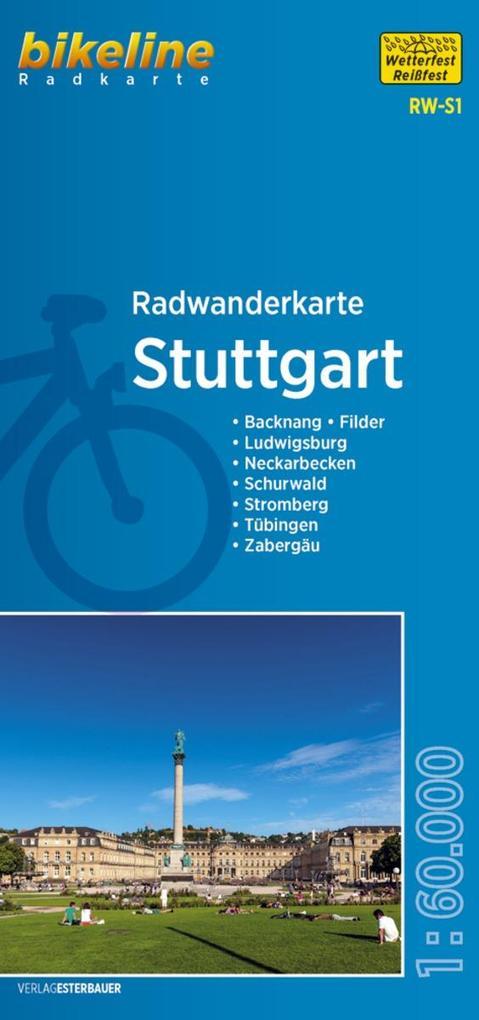 Bikeline Radwanderkarte Stuttgart 1 : 60 000