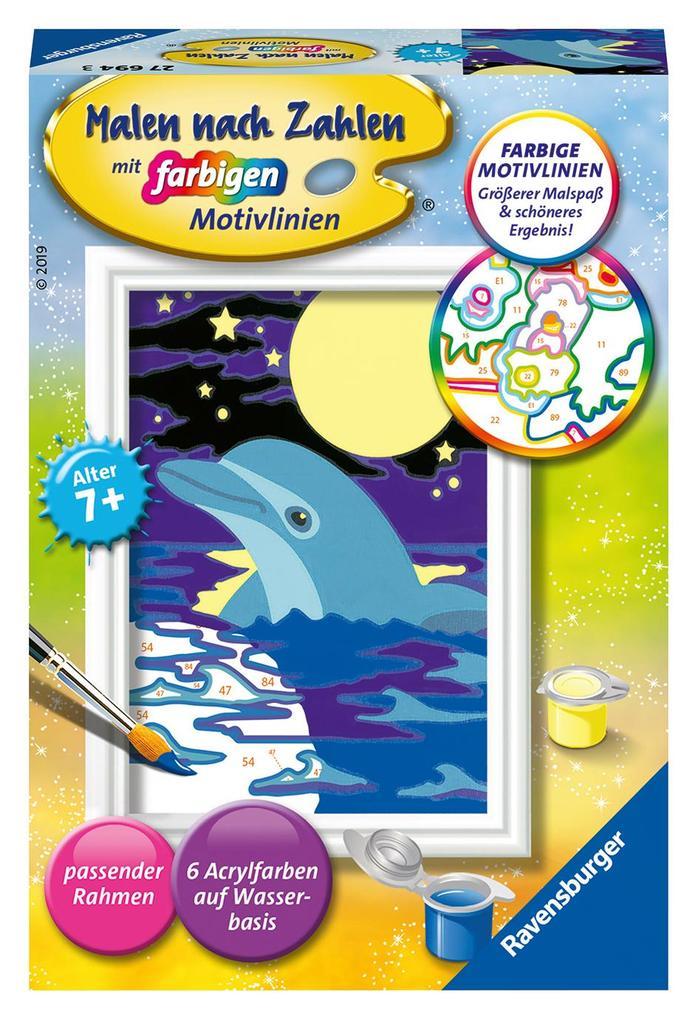 Ravensburger - Malen nach Zahlen - Kleiner Delfin