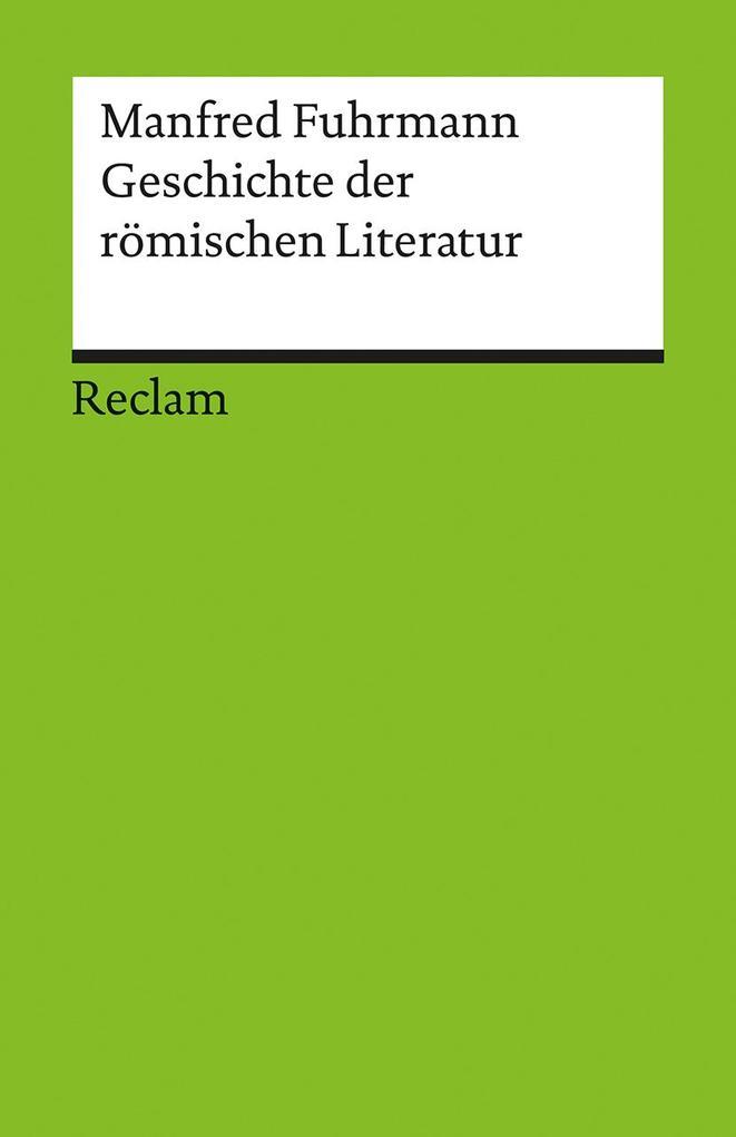 Geschichte der römischen Literatur