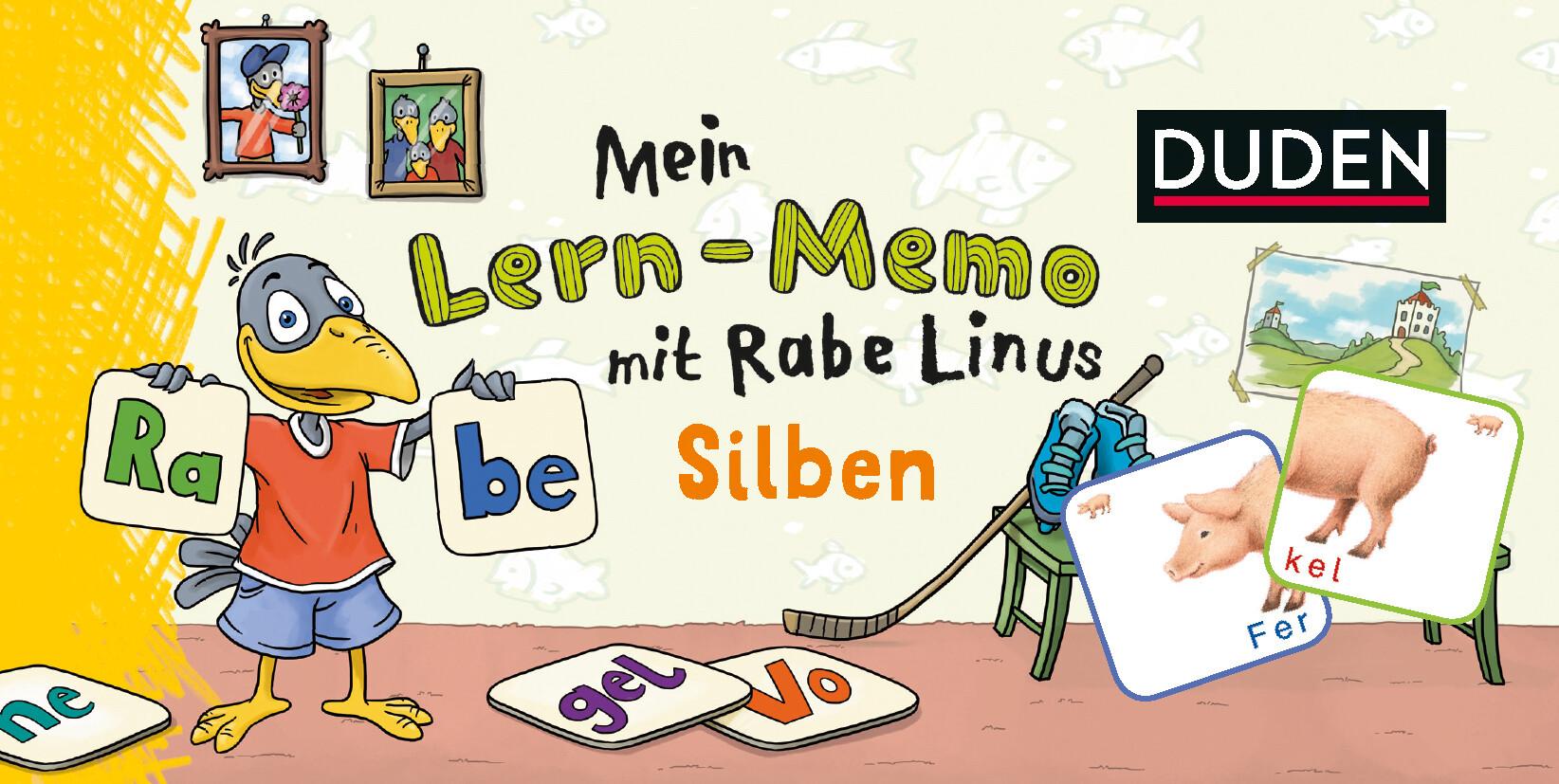 Duden: Mein Lern-Memo mit Rabe Linus - Silben