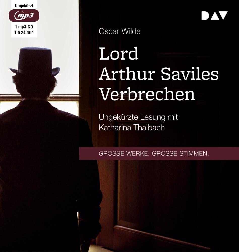 Lord Arthur Saviles Verbrechen, 1 Audio-CD, 1 MP3