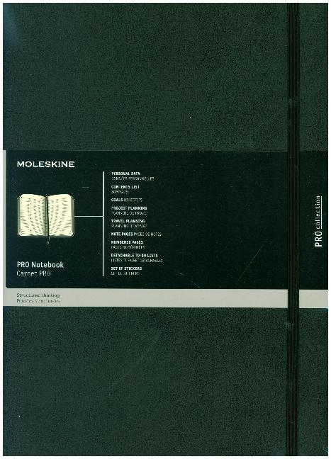 Moleskine Professionelles Notizbuch A4, Hard Cover, Schwarz