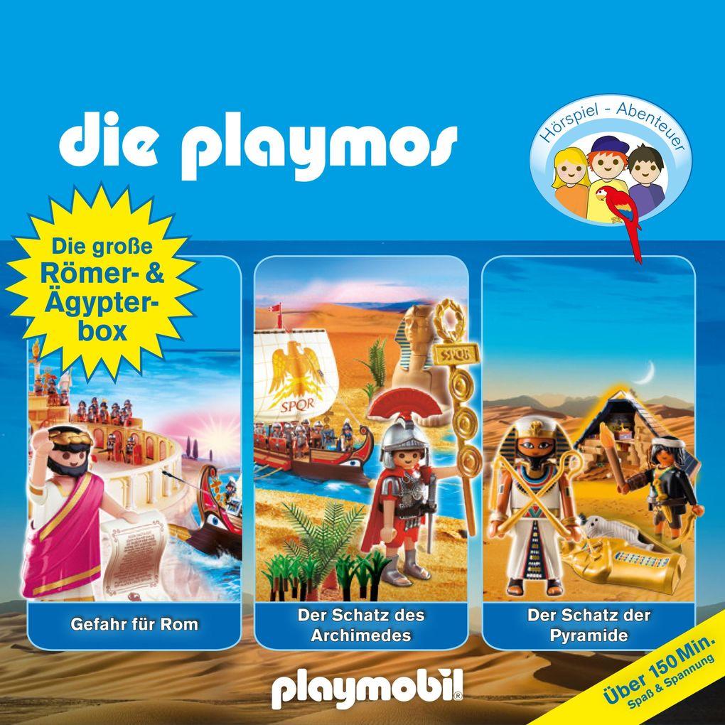 Die Playmos - Das Original Playmobil Hörspiel, Die große Römer- und Ägypter-Box, Folge 5, 18, 52