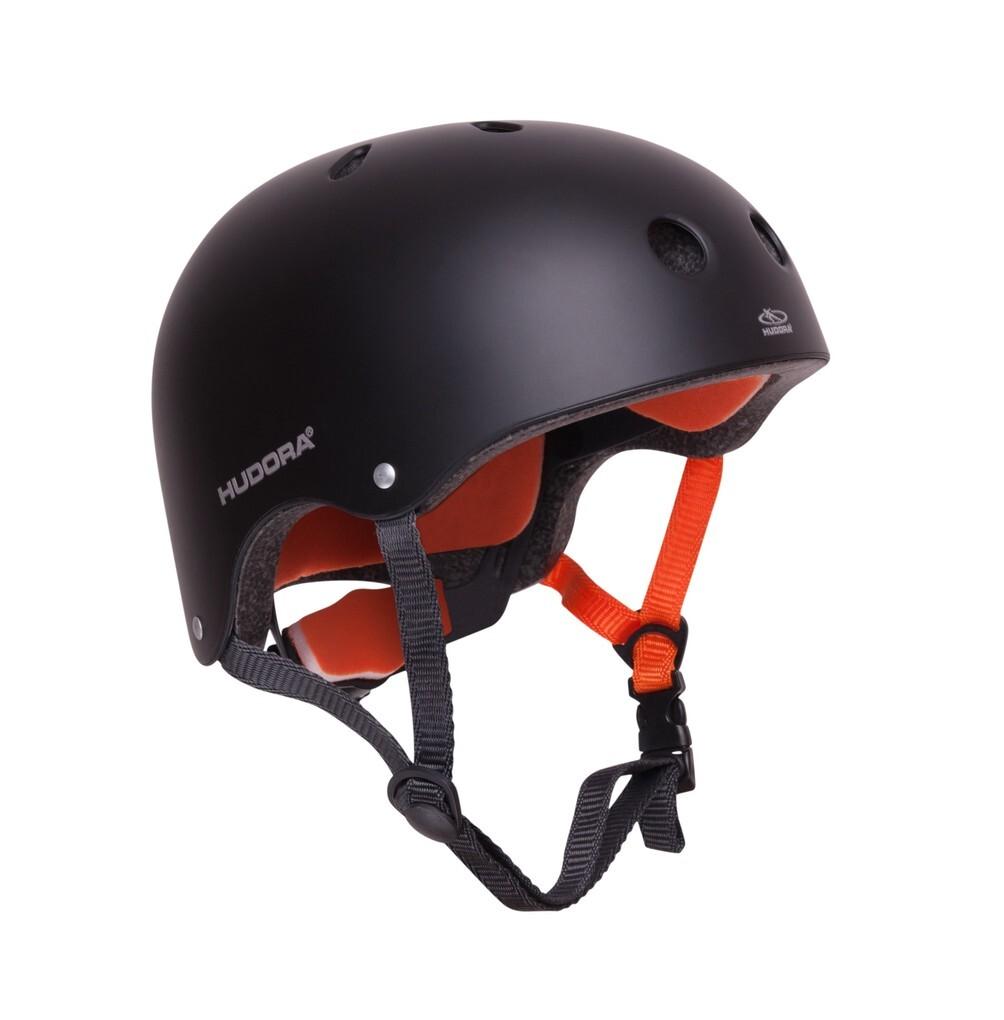 HUDORA 84104 - Skaterhelm, Skateboard-Helm, Scooter-Helm, Fahrrad-Helm, Gr. 56-60, anthrazit