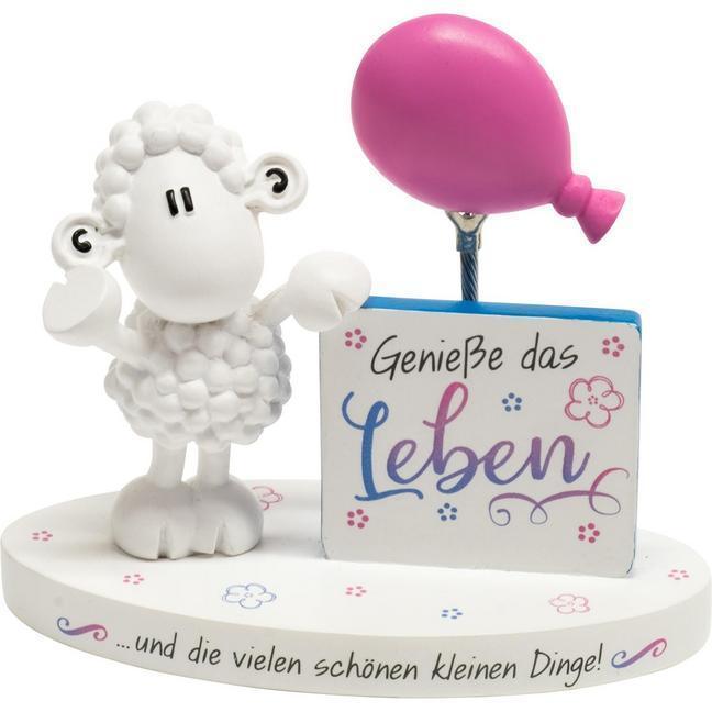 Fotohalter mit Spruch "Genieße das Leben"