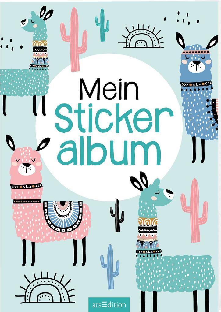 Mein Stickeralbum - Lamas