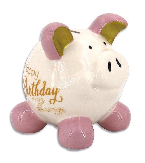 Little Luck Sparschwein Happy Birthday M