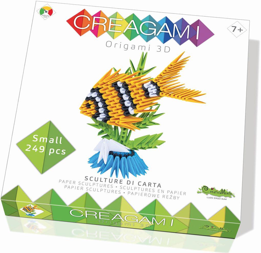 Creagami - Origami 3D Fisch, 249 Teile