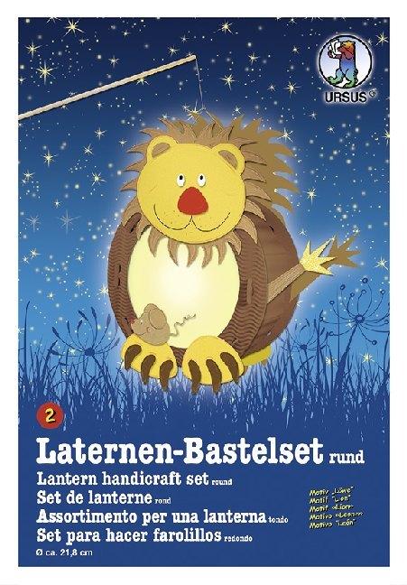 URSUS Laternenzeit Laternen-Bastelset rund Löwe