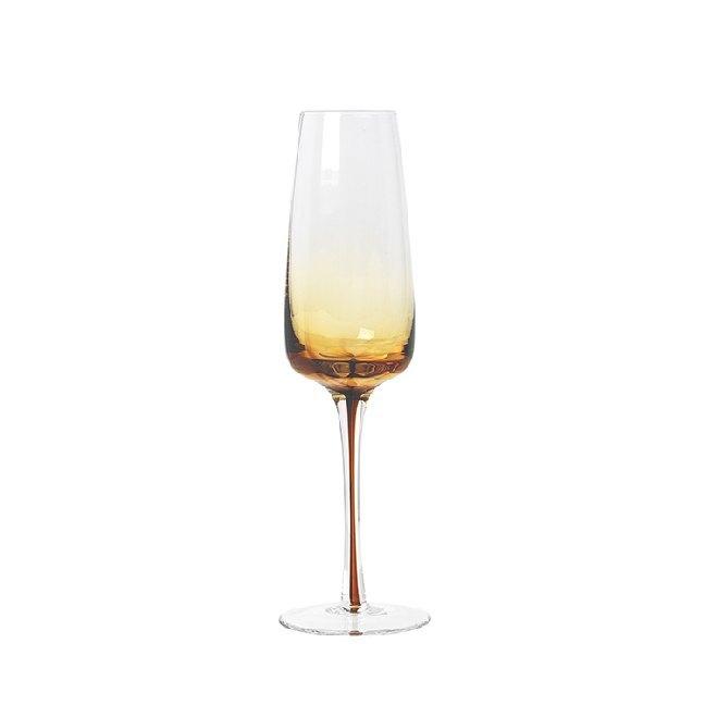 Broste copenhagen Champagnerglas 'Amber'