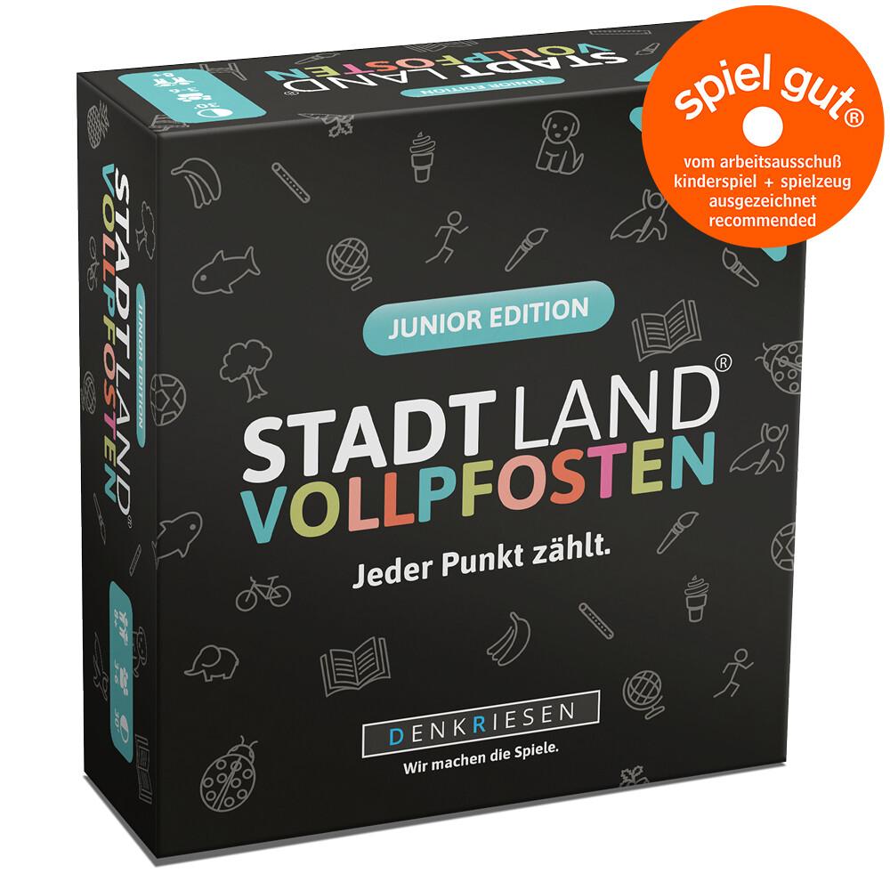 DENKRIESEN - STADT LAND VOLLPFOSTEN - Das Kartenspiel - Junior Edition